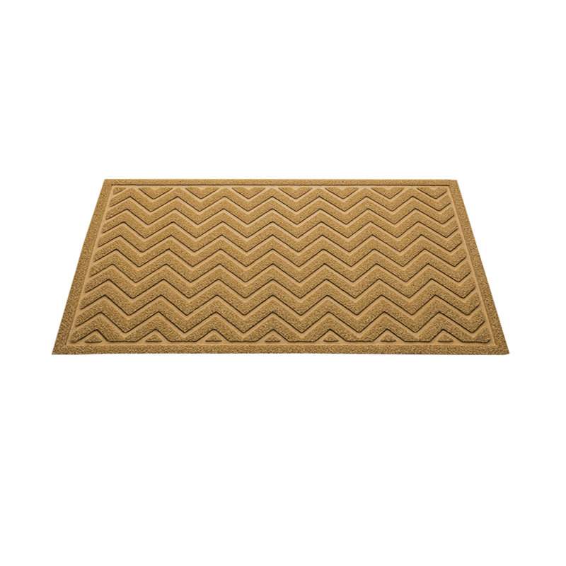 Charneka Non-Slip Doormat for Entry, 24" x 35", Waterproof, Mat, Beige