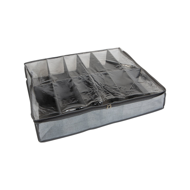 12 paires de rangement sous le lit en tissu
