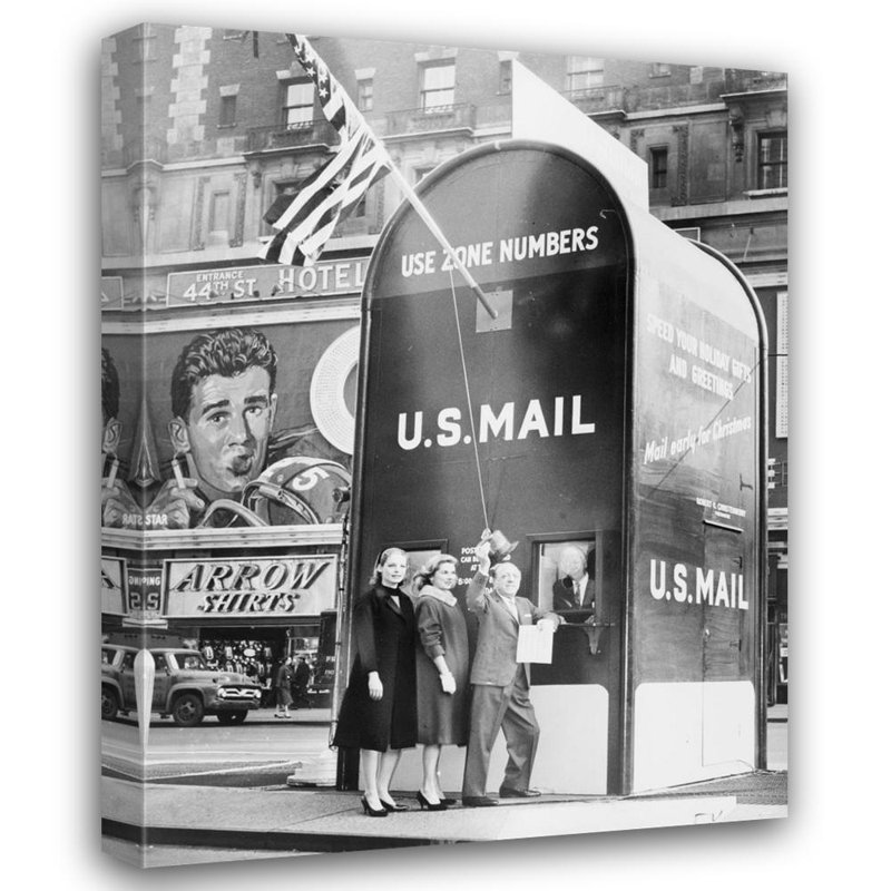 New York, Times Square, 1960, H 24 po x l 18 po