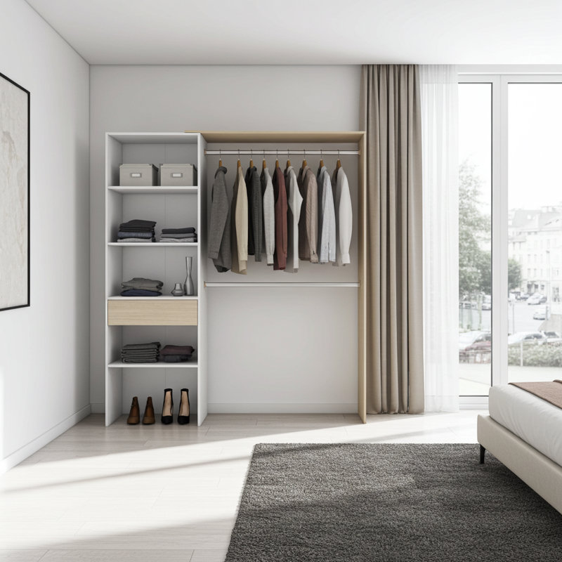 Dixielynn Manufactured Wood Wardrobe