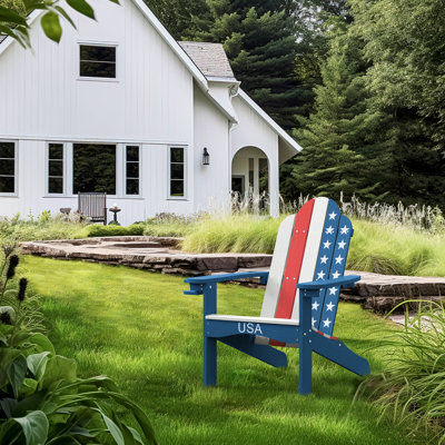 Bickford Plastic Adirondack Chair by Highland Dunes