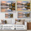 Feuillage d'automne au bord du lac - reproduction de photo sur toile-55631109-55631108-119721434