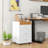 Drawer Home Office Storage Cabinet, Office Drawer On Wheels With Removable Tray, Under Desk Printer Stand With Storage,