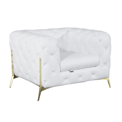 Chaise en cuir 100% italien Global United