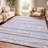 Premium Machine Washable Dream Shag ADS531 Striped Rug-691430770-691430759