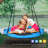 40 inch Oxford Cloth Web/Saucer Swing with Chains-58612588