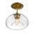 Lani 1-Light Ceiling Light in Natural Brass-1485499157