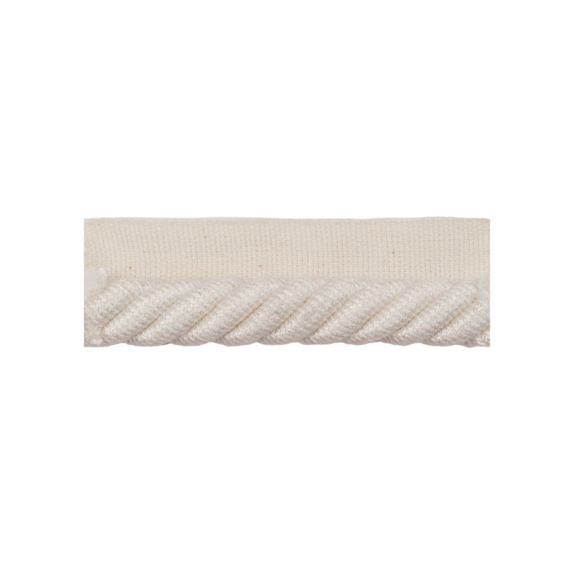 Le Coeur Passementerie Cable-L Cotton Blend Fabric, Cream
