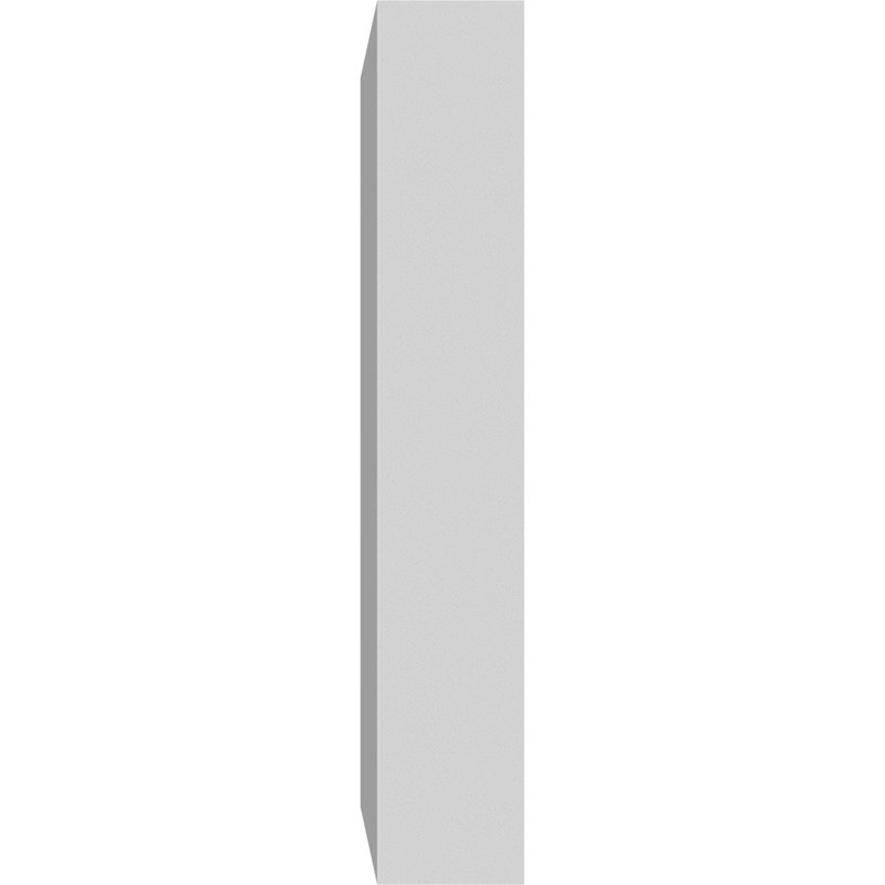 Standard Sedgwick Rosette with Square Edge, 3" H x 3" W x 0.5" D