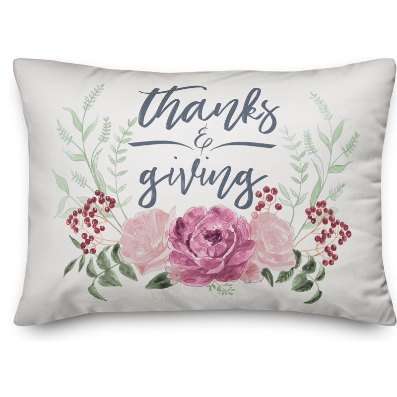 Floral Pillow Cover