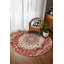 Tapis oriental rouge en coton polyester imprimé à la machine Notto-1487626592