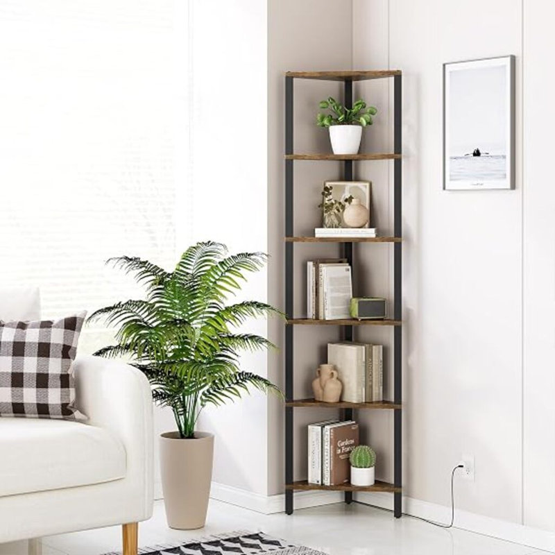 148.6 cm H x 26 cm W Bookcase