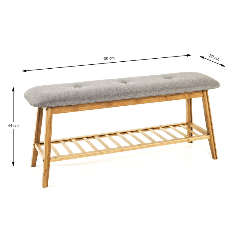 Derrell Polyester Upholstered Bench