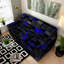 Housse pour canapé extensible 3D Modern Black / Blue-1974368881-1977169235