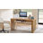Kaybri Aranza 60”W Solid Wood Base Fluted Desk with Cable Management and Power Outlets-185868860