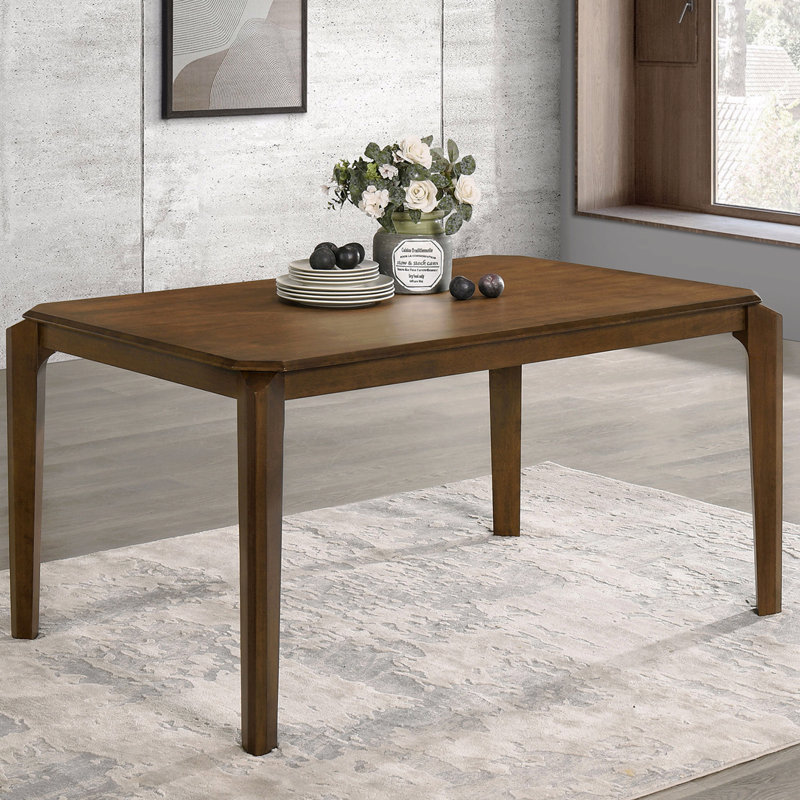 Rectangular Dining Table Dark Wood