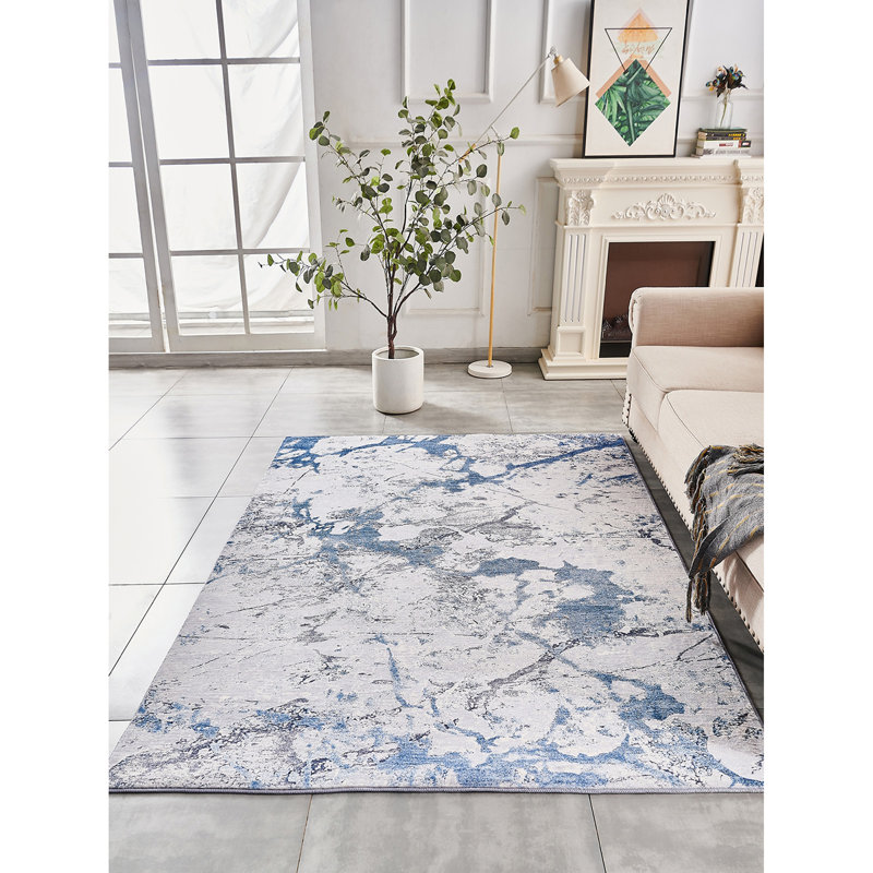 Tapis très doux lavable à la machine Collection, Rectangulaire 2 pi x 3 pi