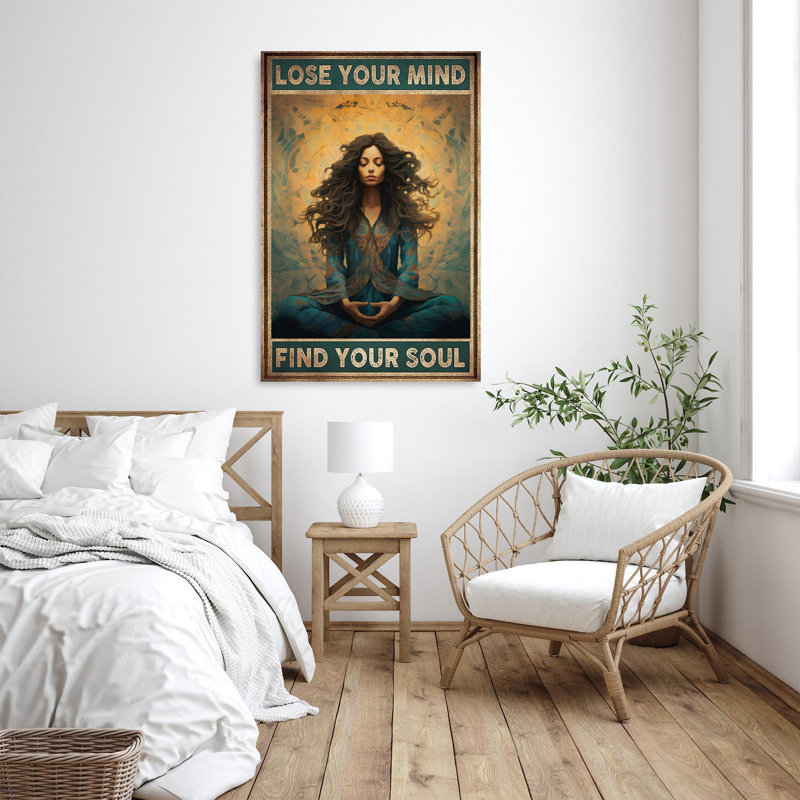 «Laderrian Yoga Lose Your Mind 1», impression sur toile, H 36 po x l 24 po x P 1,25 po