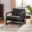 Paynesville 26.75'' W Leather Accent Lounge Chair-98676540