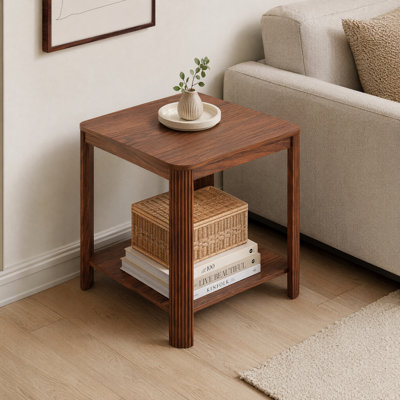 Ensemble de 2 tables de bout d'angle