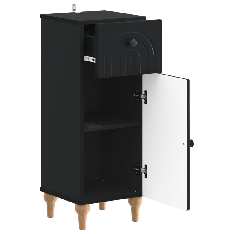 Bathroom Cabinet, Black