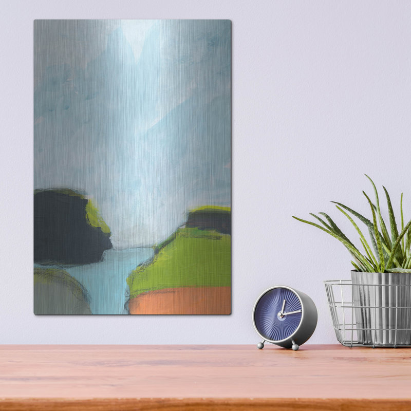 Lark Manor™ 'Landscape No. 87' by Jan Weiss Metal Wall Art, 16" H x 12" W