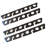 Black 8 Rod Wall/Ceiling Rack - 2 Pack