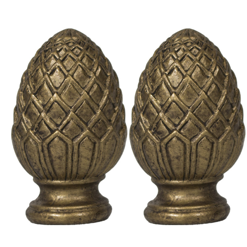 Faiteau à lampe ananas Benia, Or antique