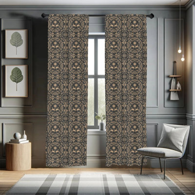 Classical Semi-Sheer Rod Pocket Sliding Panel