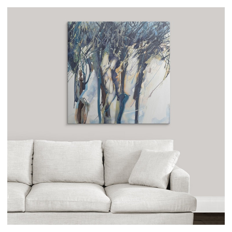 «Dynamics I», reproduction d'art Funkley, H 35 po x l 35 po x P 1,5 po, Toile