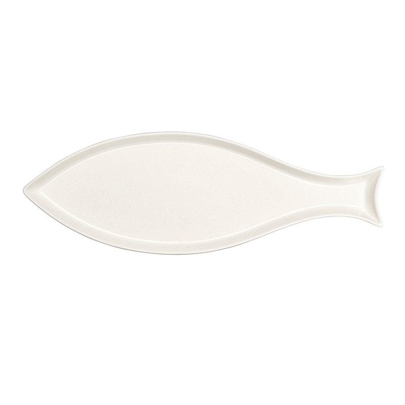 17 Stories Jenning Bone China Platter, 2.3cm H x 12.7cm W x 37.5cm L