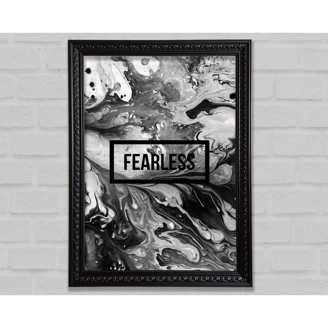 Fearless - Einzelner Bilderrahmen Kunstdrucke