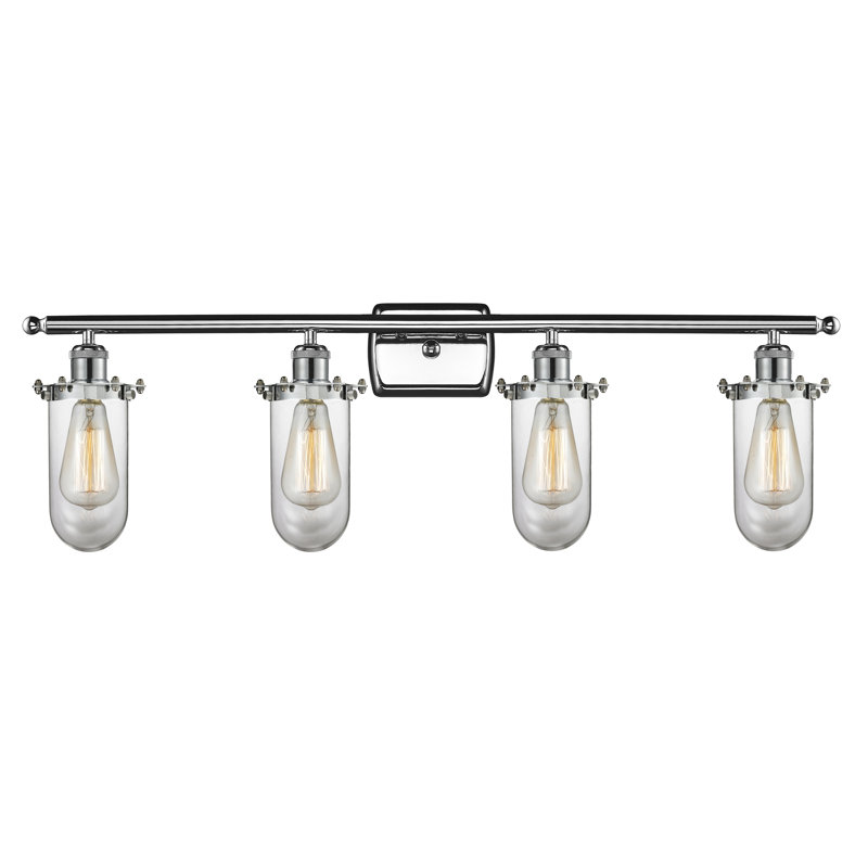 Éclairage pour meuble-lavabo 3 lumières Farview, Transparent, DEL, Chrome poli