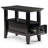 Amherst 14"W Solid Wood Transitional Narrow Rectangular End Table with Drawer and Open Shelf-426140798-479024149