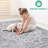 5X7 Silver Area Rug Loom & . Stain-, Non-Shedding, For A Beautiful And Stylish Living Room, Bedroom, Dining Rug. Stain Decorates Room Elegantly