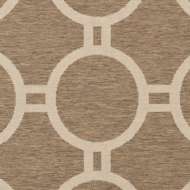 Courtyard Performance Geometric Rug, Square 7'10"