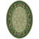 Alminus Innovations Rose Damask Peridot Area Rug