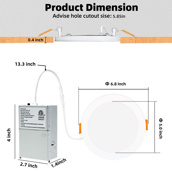 Dimensions du produit