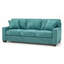 Canapé à 2 accoudoirs Clifford - fabriqué aux États-Unis, livraison en 5 jours, options de tissus sur mesure, canapés à 2 accoudoirs classiques - Hepburn Emerald - tissu vert écume de mer