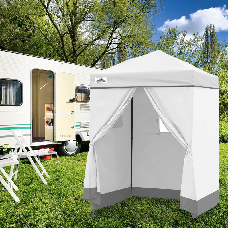 Flex Ultra Compact 5 pi. L 5 pi. Auvent en métal, Blanc