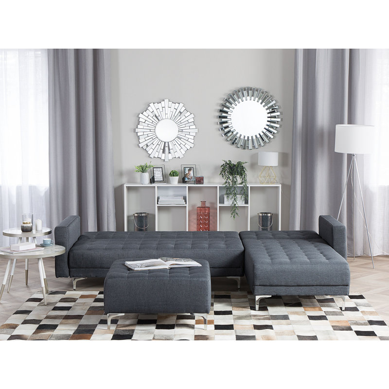 Wirrula 4 Seater Sofa Bed, Dark Blue