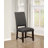 Milton Upholstered Dining Side Chair Warm Grey-1275978160