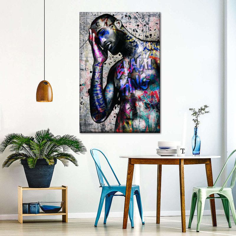" African Hunk " by Harper D., 48" H x 32" W x 1.25" D