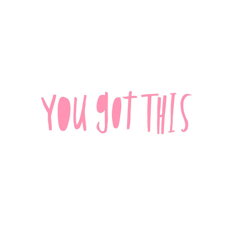 You Got This - reproduction sur toile tendue, H 16 po x l 12 po