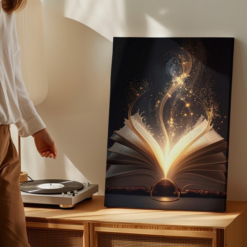 Wall Art Magic Book of Light, H 11 po x l 14 po