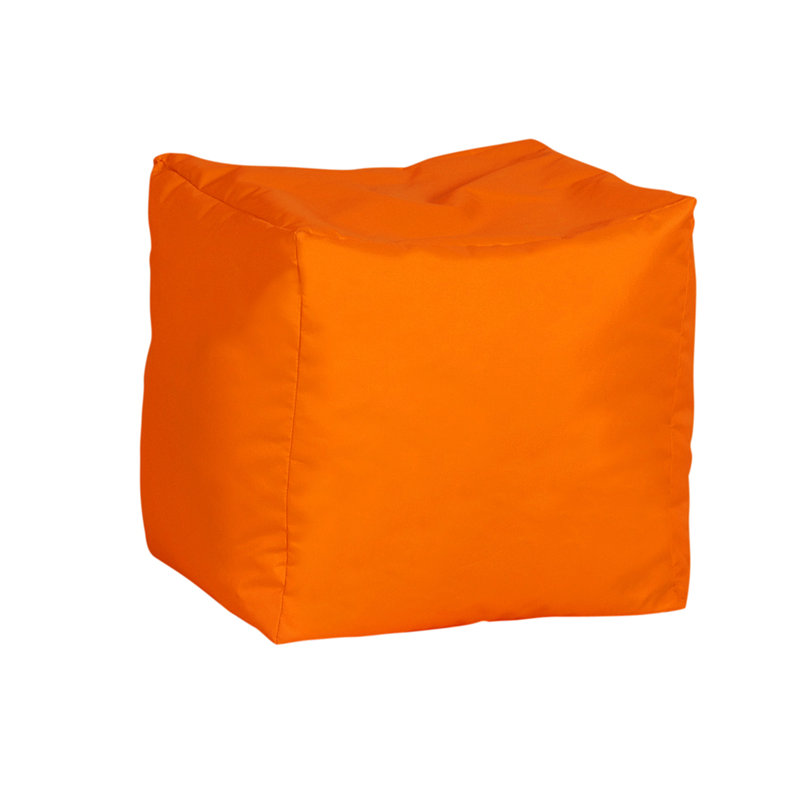 Outdoor Friendly Classic Bean Bag, Orange, Flakes