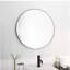 Grand miroir rond noir de 24 po-1810686349