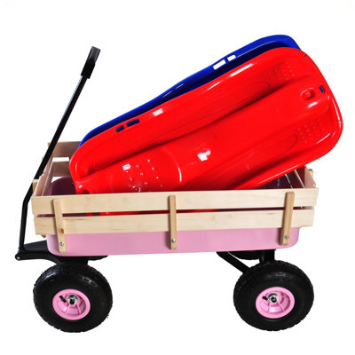 Chariot de jardin pour l'extérieur avec chariot pneumatique