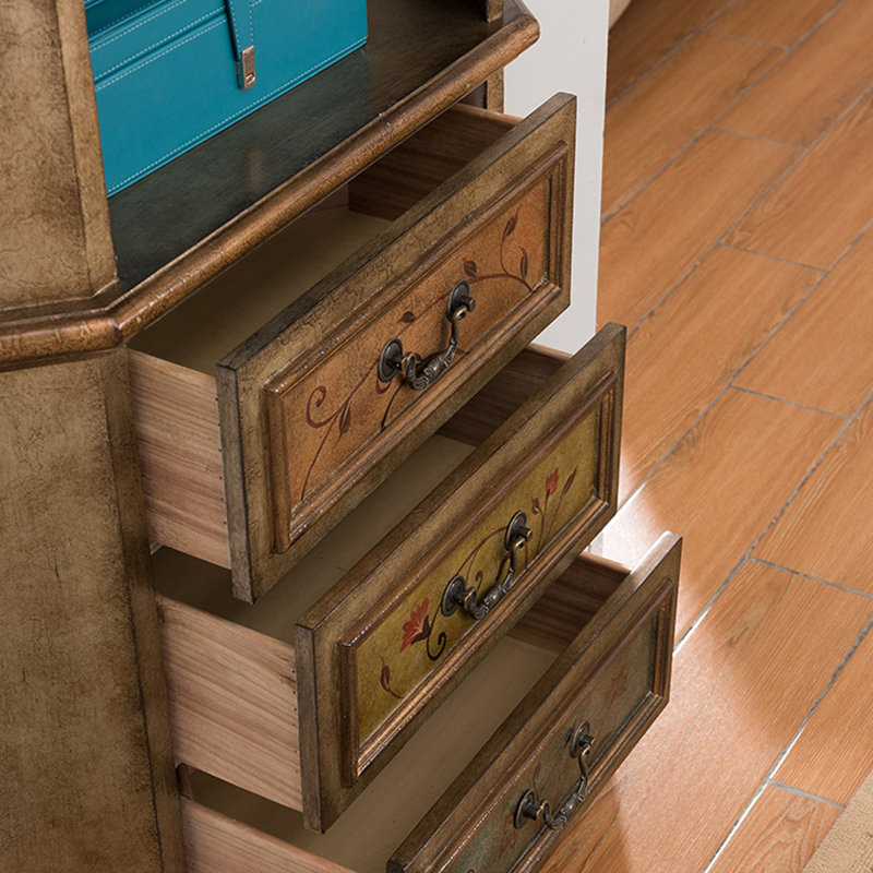 Gold Solid Wood+Glass Display Cases, Gold