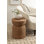 Round Rattan Lift-Top Side Table
